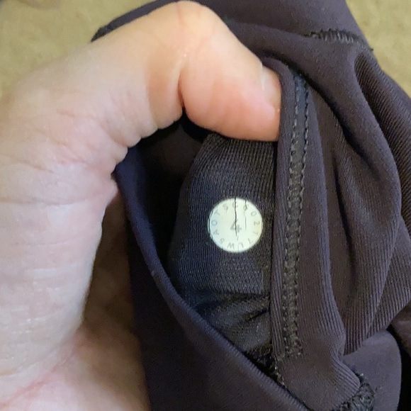 lululemon high rise purple wunder under 7/8 - Picture 2 of 2